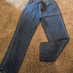 Rock And Roll Denim Straight Cropped Leg Women's Jeans Size 30 X 27 EUC